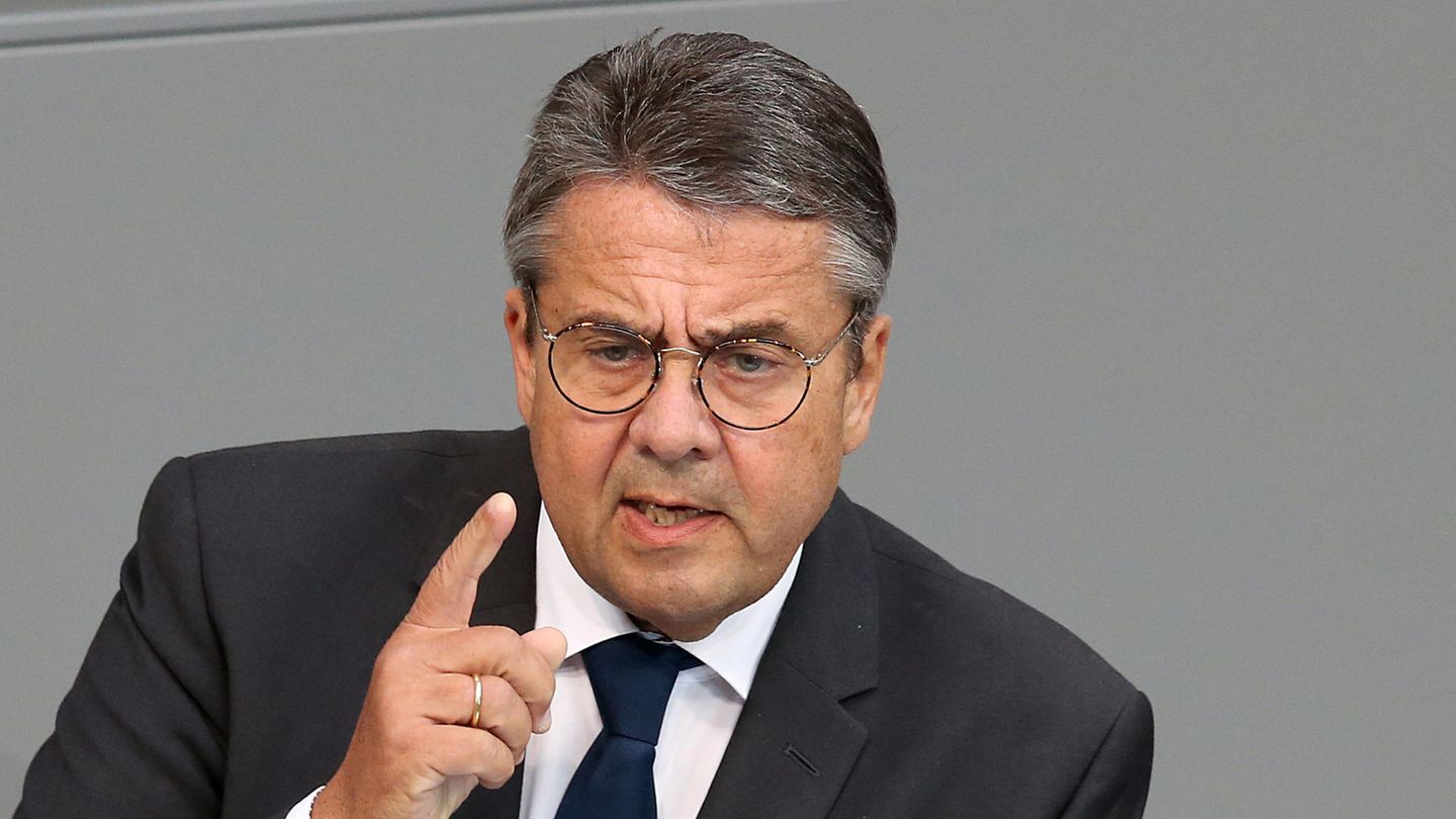 Dieses Bild wird bald der Vergangenheit angehören: Sigmar Gabriel redet im Bundestag