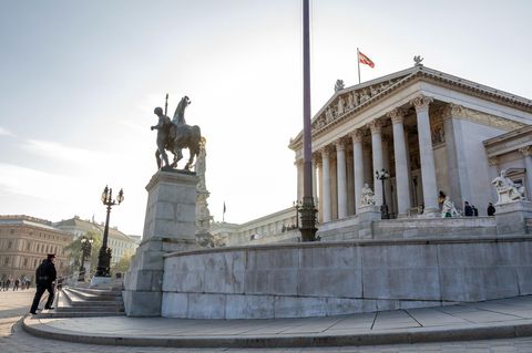 Österreichisches Parlamantsgebäude in Wien