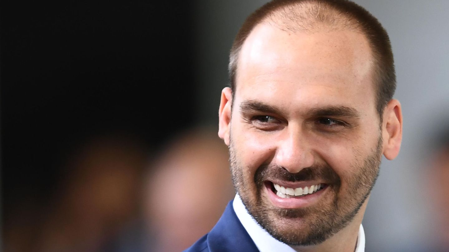 Eduardo Bolsonaro, der Sohn des brasilianischen Präsidenten, ist kein Fan von Greta Thunberg