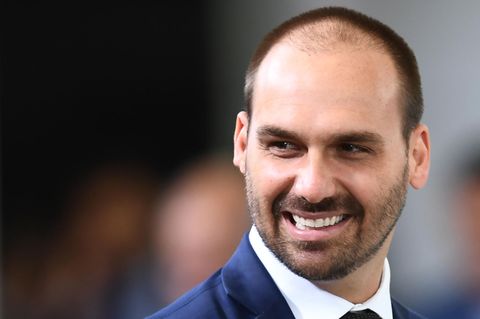 Eduardo Bolsonaro, der Sohn des brasilianischen Präsidenten, ist kein Fan von Greta Thunberg