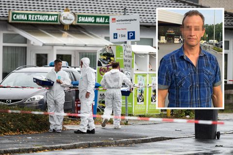 Niedersachsen, Göttingen: Ermittler der Polizei stehen am abgesperrten Tatort
