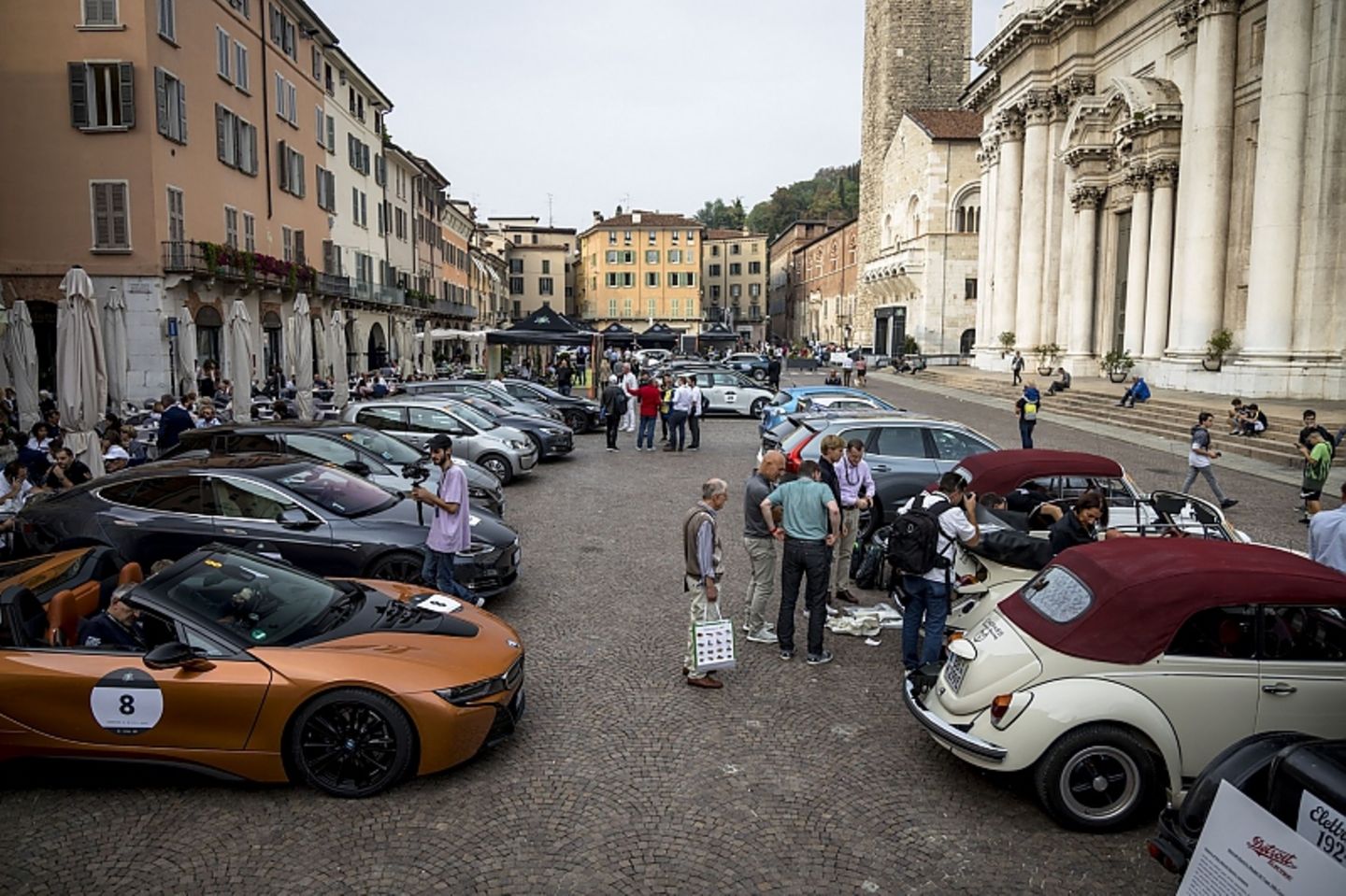 Spektakuläre Elektroautos suchte man Mille Miglia Green vergebens