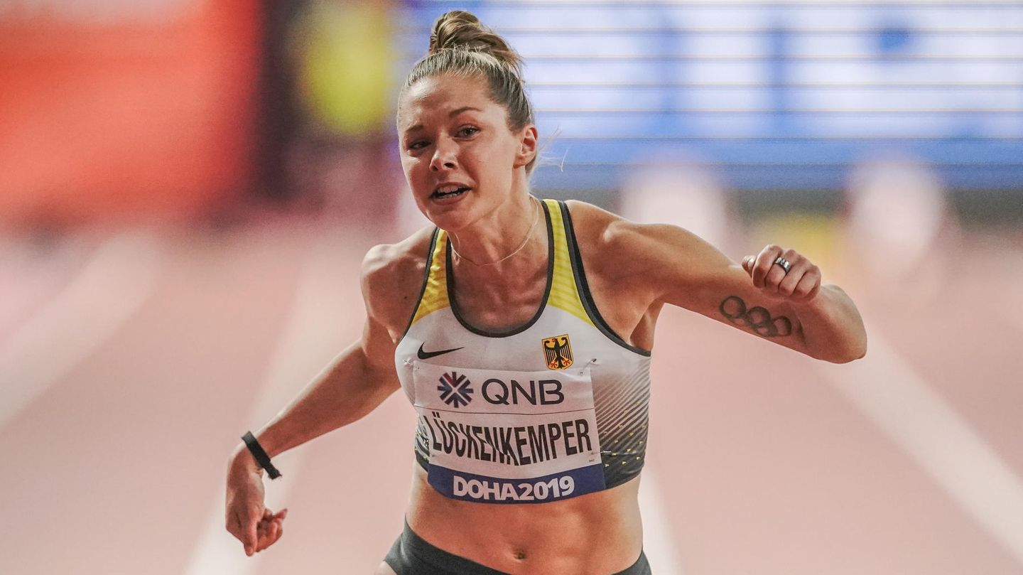 Gina Lückenkemper scheiterte auf der 100-Meter-Strecke in Doha im Halbfinale