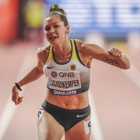 Gina Lückenkemper scheiterte auf der 100-Meter-Strecke in Doha im Halbfinale