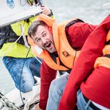 Jochen Schropp nimmt Fahrt auf.