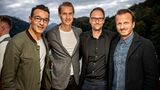 Erol Sander, Oliver Zinnert (LVMH), Markus Schlichenmaier (Wilde & Partner) und Georgios Paparas (sloggi)