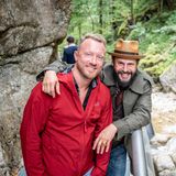 Peter Breiling (Home Shopping Europe) und Manuel Cortez sind in bester Wanderlaune.