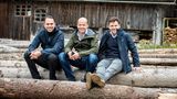 Matthias Kohl (LVMH, Acqua di Parma), Horts von Buttlar  (G+J) und Lewin Berner (Sioux) machen eine kurze Verschnaufpause.