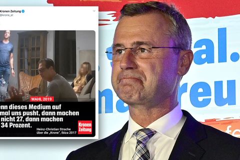 FPÖ Obmann Norbert Hofer bei der FPÖ Wahlfeier im Rahmen der Nationalratswahl am Sonntag, 29. September 2019, in Wien