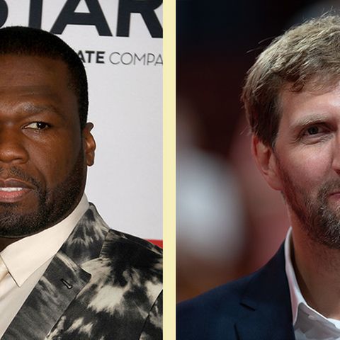 50 Cent und Dirk Nowitzki