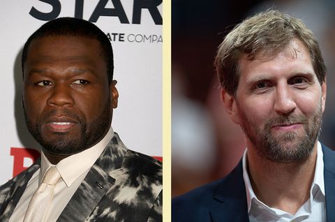 50 Cent und Dirk Nowitzki