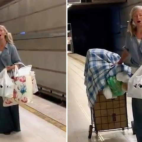 Los Angeles: Obdachlose Frau singt Arie in U-Bahnhof – ihr Gesang berührt nicht nur die Polizei