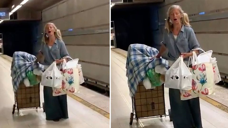Los Angeles: Obdachlose Frau singt Arie in U-Bahnhof – ihr Gesang berührt nicht nur die Polizei