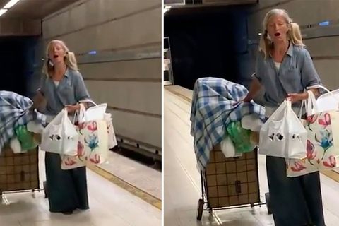Los Angeles: Obdachlose Frau singt Arie in U-Bahnhof – ihr Gesang berührt nicht nur die Polizei