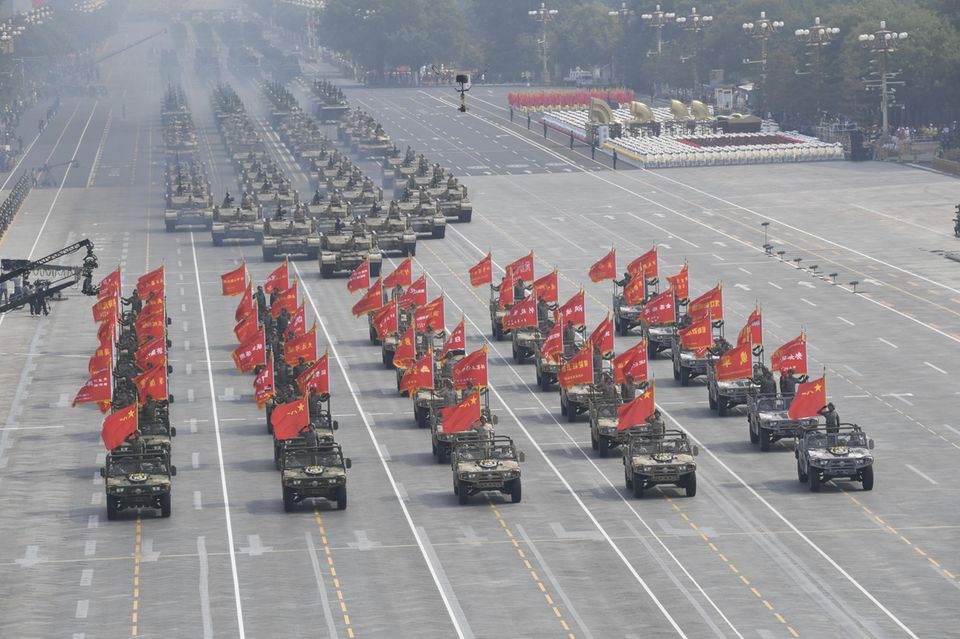 Militärparade in Peking