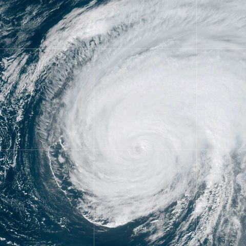 Satellitenbild von Hurrikan Lorenzo