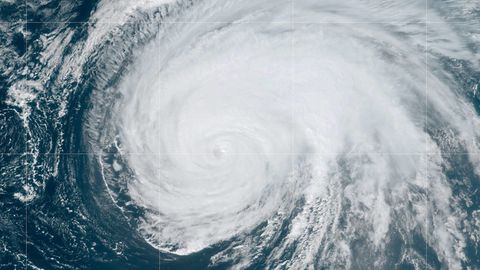 Satellitenbild von Hurrikan Lorenzo