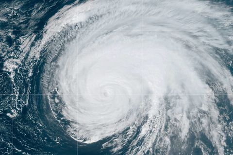 Satellitenbild von Hurrikan Lorenzo
