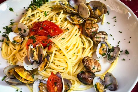 Spaghetti mit Meeresfrüchten