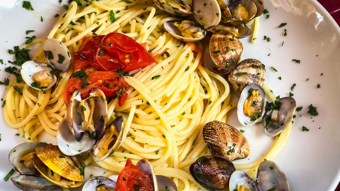Spaghetti mit Meeresfrüchten