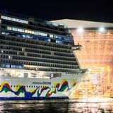 Bis zum 30. September lag das Kreuzfahrtschiff, das für 3998 Passagiere konzipiert ist, noch im Werfthafen von Papenburg.