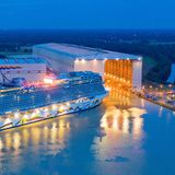 Erst Mitte August hatte die "Norwegian Encore" die überdachte Baudockhalle der Meyer Werft in Papenburg verlassen.
