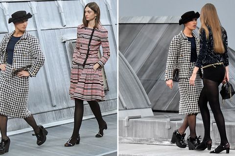 Marie Benoliel auf dem Chanel-Laufsteg