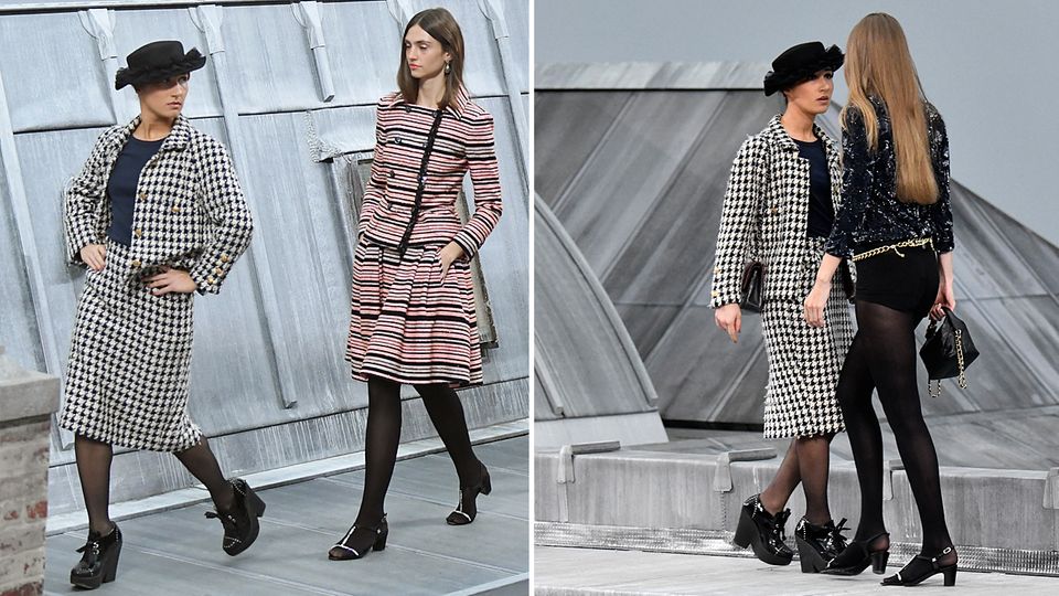 Marie Benoliel auf dem Chanel-Laufsteg