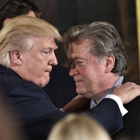US-Präsident Donald Trump und der Ex-Chef von "Breitbart", Steve Bannon