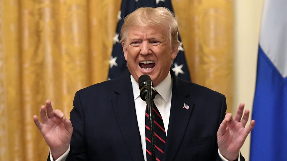 Donald Trump gab während einer Pressekonferenz eine Hass-Tirade zum Besten 