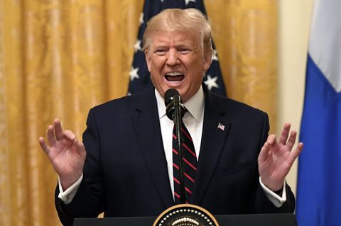 Donald Trump gab während einer Pressekonferenz eine Hass-Tirade zum Besten 