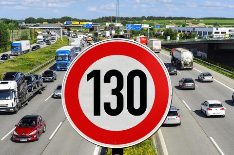 Das Tempolimit von 130 ist in einem Maßnahmenkatalog der Grünen für den Klimaschutz enthalten