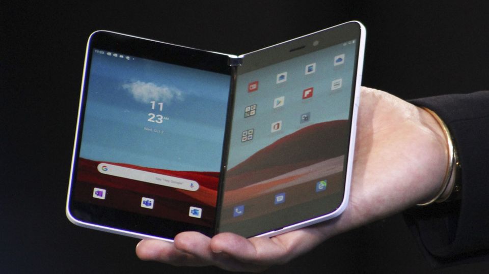 Das neue faltbare Smartphone Surface Duo von Microsoft