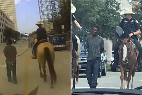 Die Polizei in Galveston, Texas, veröffentlicht Bodycam-Aufnahmen einer umstrittenen Festnahme mit Afroamerikaner am Strick