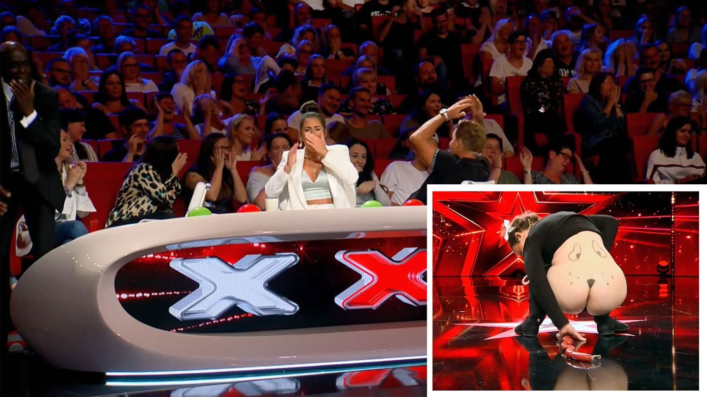 Beim "Supertalent" schockte Kandidatin Duckie L'Orange die Jury mit ihrer Hunde-Show