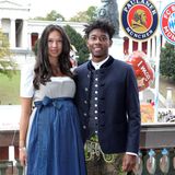 Der in Österreich geborene David Alaba vom FC Bayern München mit Partnerin Shalimar Heppner 