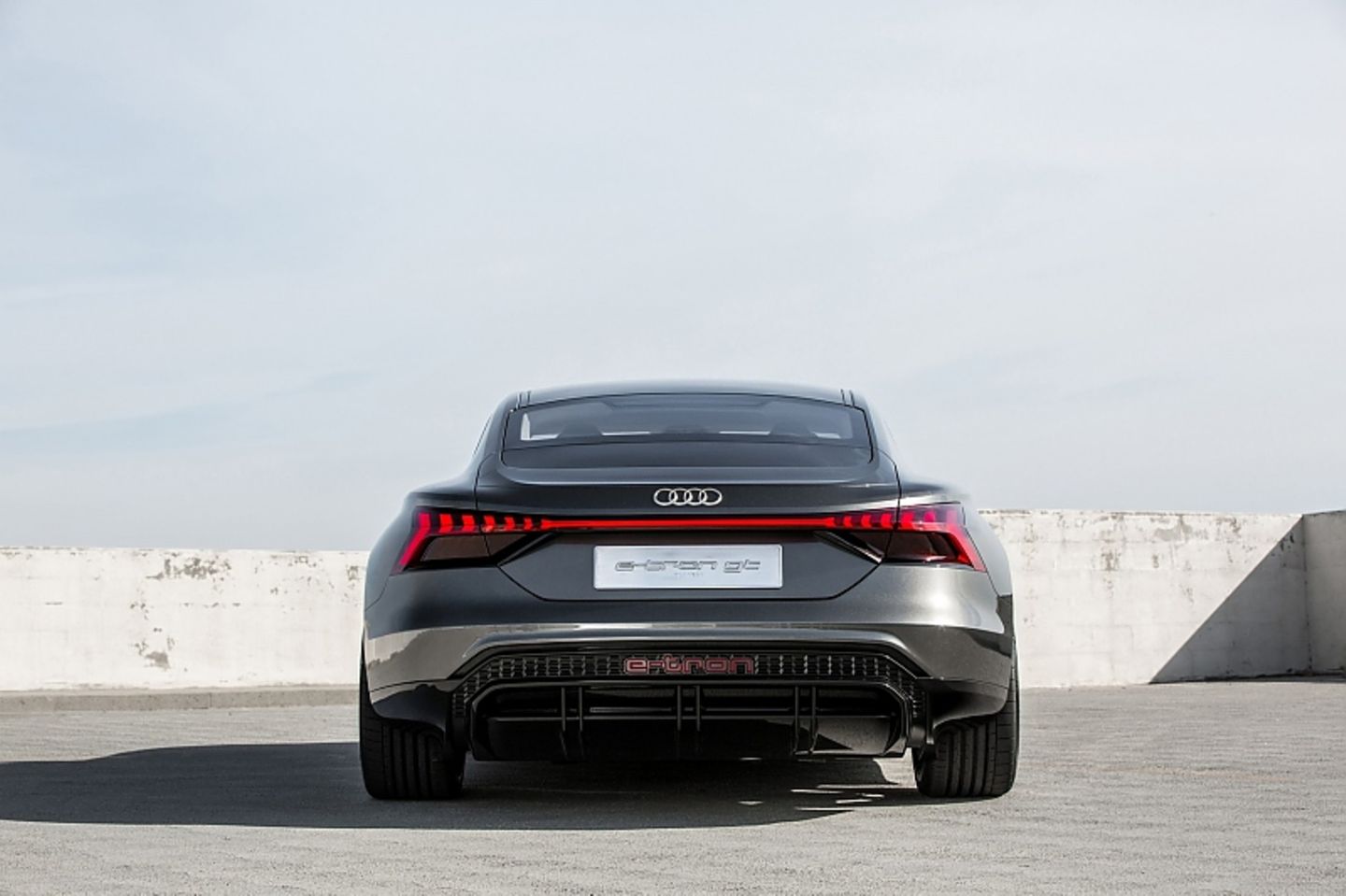 Beim Audi e-tron GT wird das Heck ein Designmerkmal sein