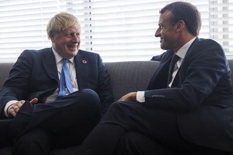 Brexit Johnson Macron