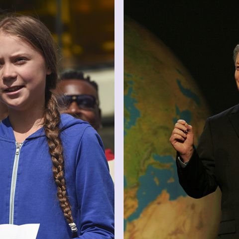 Greta Thunberg und Al Gore