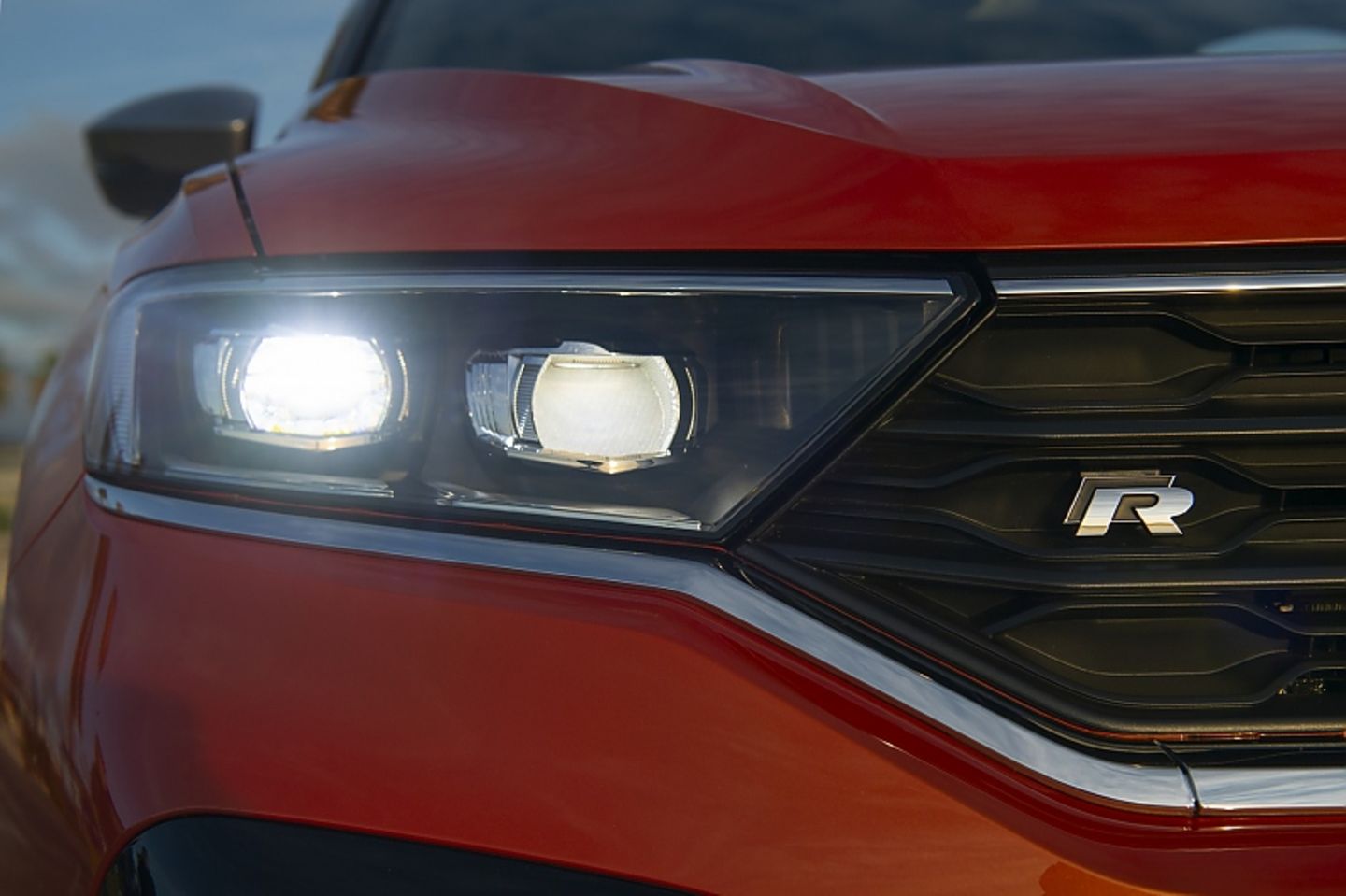 Das LED-Licht ist serienmäßig
