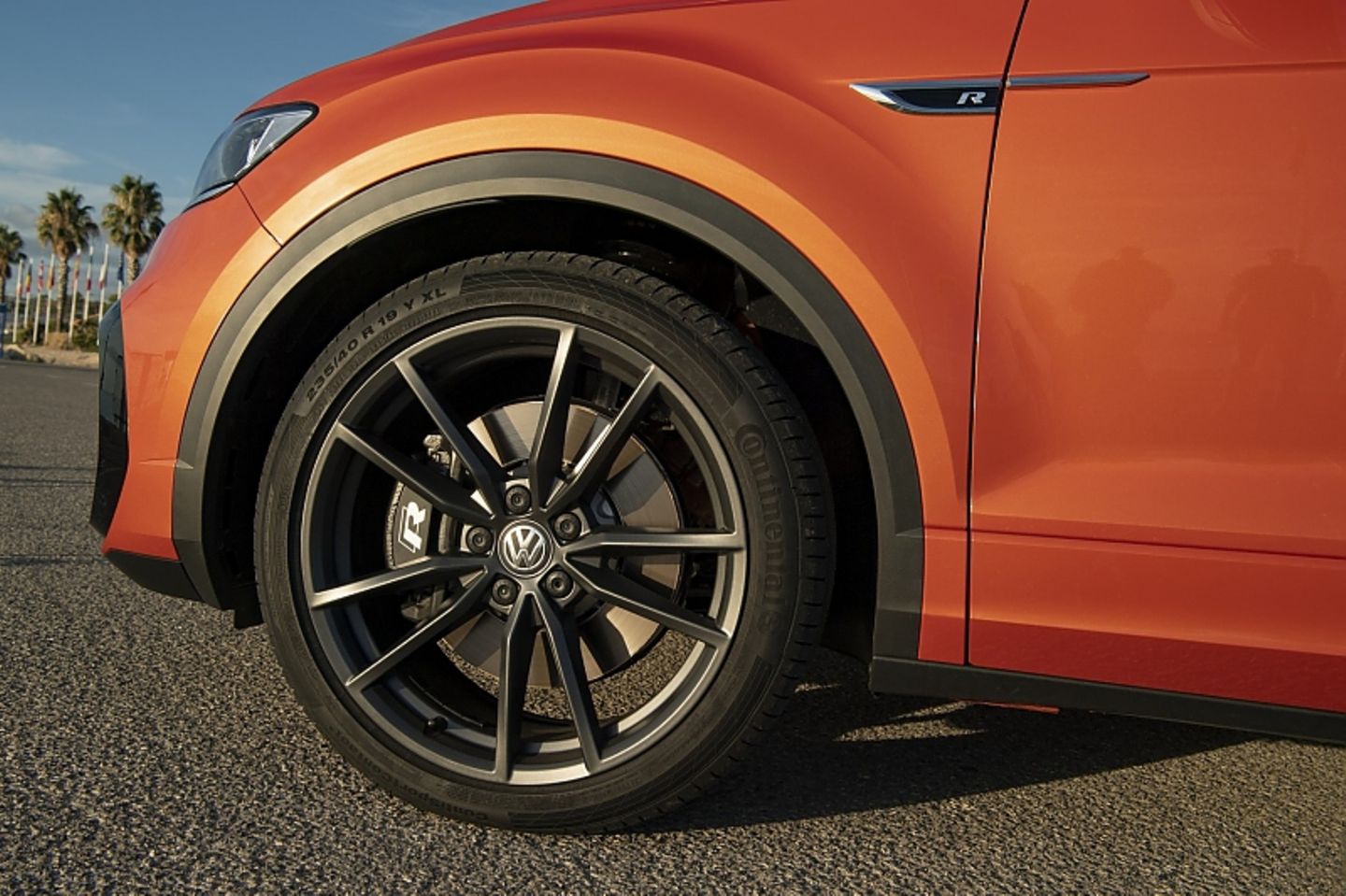 Die 19-Zoll Felgen sind optional