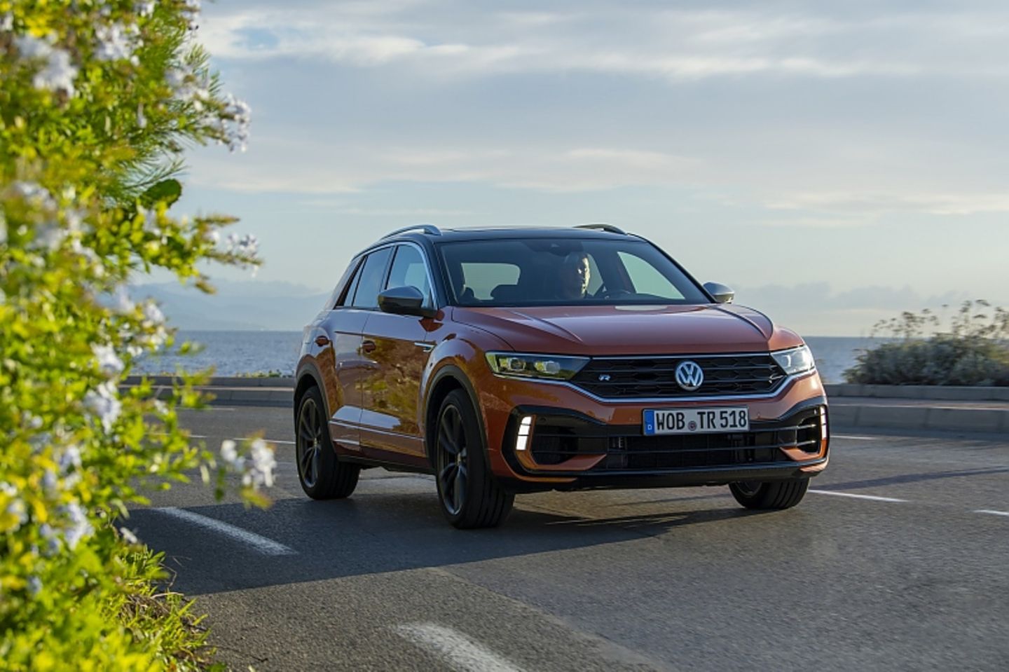 Um den VW T-Roc R agiler zu machen, lassen die Techniker eine höhere Gierrate zu