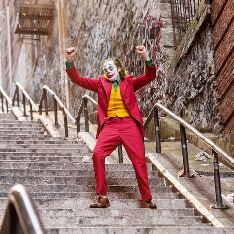 Arthur Fleck, der Joker (Joaquin Phoenix), in einer Szene des Kinofilms