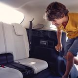 Der Durchstieg in die dritte Reihe des Lexus RX 450hL ist etwas eng