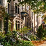Alte Häuserfassaden in Montreal