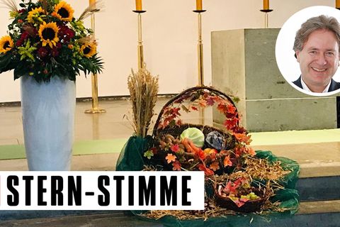 Erntedank-Gottesdienst in der Kirche
