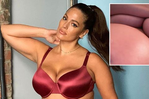 Plus-Size-Model: Schwangere Ashley Graham zeigt sich nackt und erntet dafür Respekt
