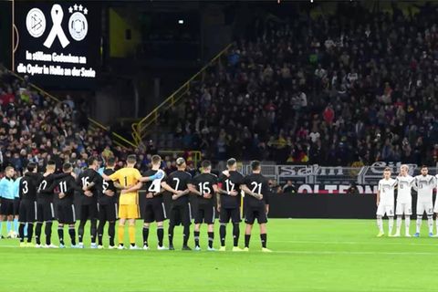 Die Nationalmannschaft gedenkt den Opfern von Halle