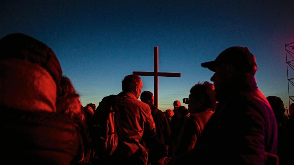 Die Demonstration in Wocawek trägt das Motto: „Polen unterm Kreuz“ Die Demonstration in Wocawek trägt das Motto: „Polen unterm Kreuz“