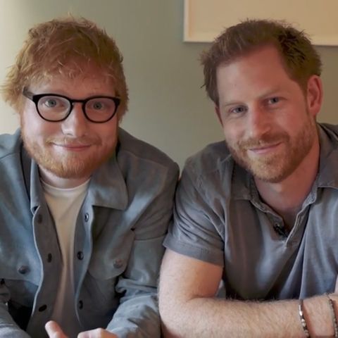 Prinz Harry und Ed Sheeran schließen sich für diese wichtige Botschaft zusammen